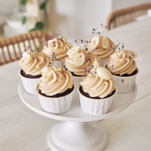 Cupcakes Salted Caramel & Flowers